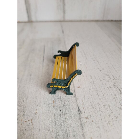 Dept 56 52302 wrought iron Park Bench village accessory Xmas - Picture 4 of 6